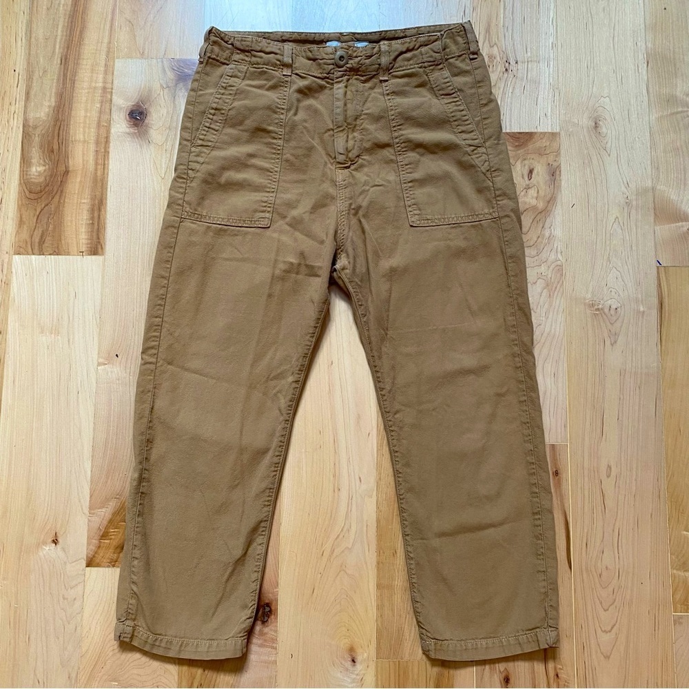 The Great. Ranger Pant Cropped Trousers In Safflower